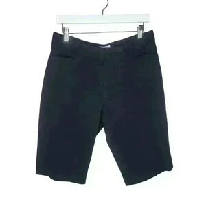 New york & Co women's black dress shorts Bermuda shorts size 10